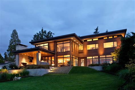 contemporary mercer island lake house infused  asian touches