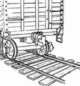 Railroad Coloring Classic sketch template