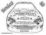 Nascar Chevy Getdrawings Impala sketch template