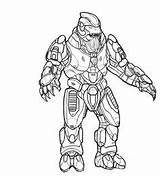 Halo Elite Coloring Pages Getdrawings sketch template