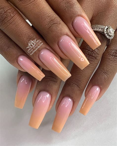 classy and fabulous ombré nails as requested tag and share with anyone