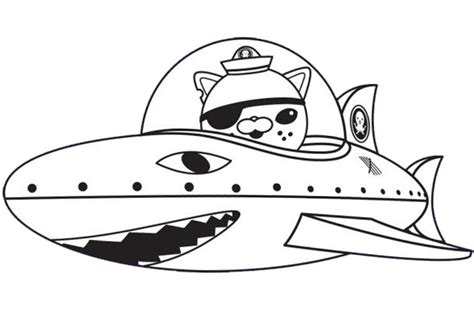 coloring page  octonauts