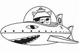 Octonauts Coloring Peso Pages Getcolorings Cat sketch template