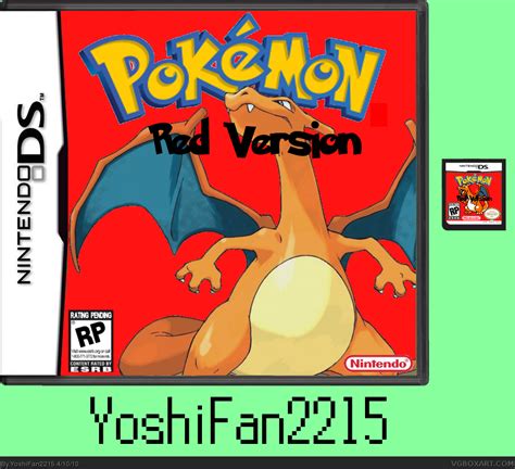 Pokemon Red Ds Nintendo Ds Box Art Cover By Yoshifan2215