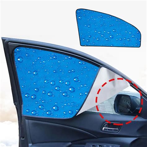 single layer magnetic car sun shades automobile side window sunshades protection  glare