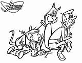 Coloring Jetsons Cartoon Pages Wecoloringpage sketch template