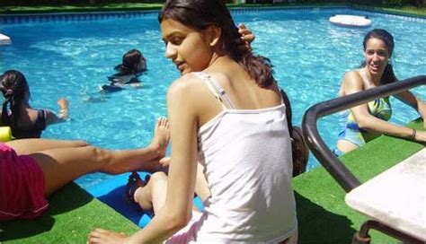 hot desi indian girls chilling in swimming pool hot4sure