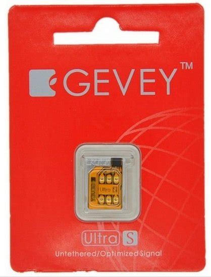 Gevey Turbo Chip Unlock Sim Card Interposer Atandt World Gsm Iphone 4s