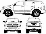 Dodge Durango Blueprints Clipart Coloring 2007 Suv Car Blueprint Print Top Pages Search Sketch Clipground Again Bar Case Looking Don sketch template