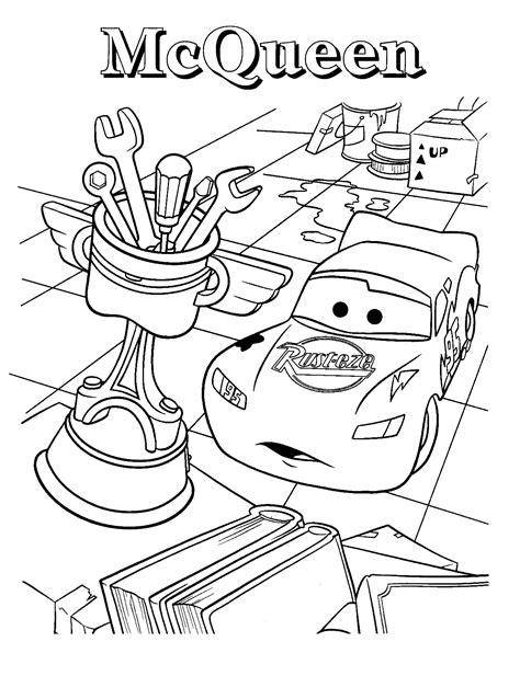 coloring pages print  lightning mcqueen coloring pages