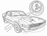 Shelby 1969 sketch template