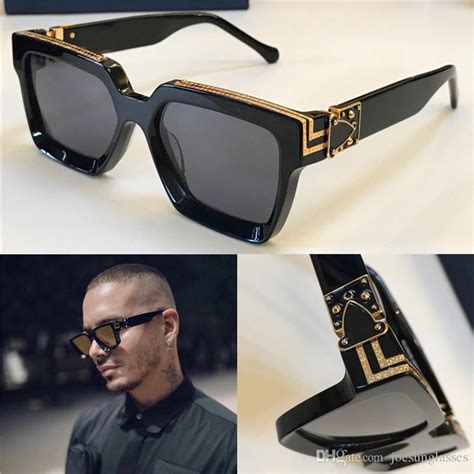 new men brand designer sunglasses millionaire square frame sunglasses