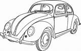 Coloring Car Vw Pages Beetle Classic Bug Collector Drawing Bus Tocolor Slug Print Color Cars Getcolorings Getdrawings Printable Place Choose sketch template