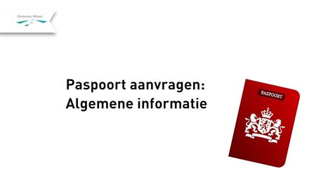 paspoort aanvragen youtube