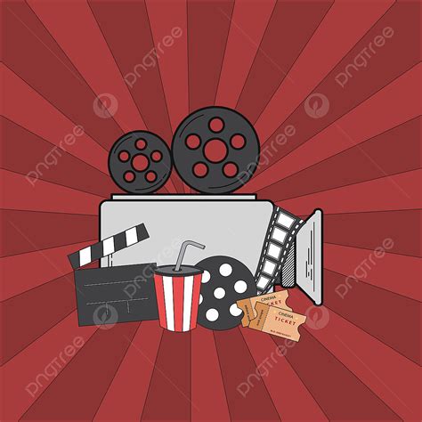 cinema vector illustration cinema icon movie png and vector with