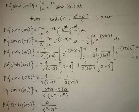 calculus prove  laplace transform  sinhat mathematics
