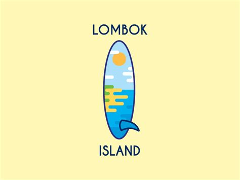 lombok island  tidar maulana wirahadi  dribbble