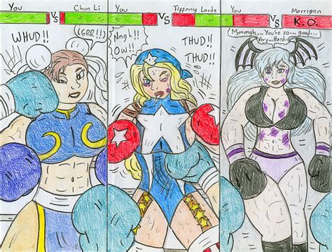 Boxing You Vs Capcom Female Fighters By Jose Ramiro On Deviantart