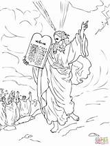 Sinai Ausmalbilder Gebote Piaghe Mose Egitto Religiocando Moses Commandments Gesetz Mosè Dieci Comandamenti Incantevole sketch template
