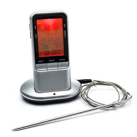 wireless remote food thermometer kitchen cookingbbq grill smoker meat thermometer  sensor