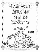 Shine Light Let Coloring Bible Halloween Jesus Pages Printables Crafts Sunday School Harvest Before Men Preschool Christian Kids Colouring Pumpkin sketch template