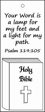 Psalm Bible Psalms Bookmark Bookmarks Sunday Verse Copies Searched Niv sketch template