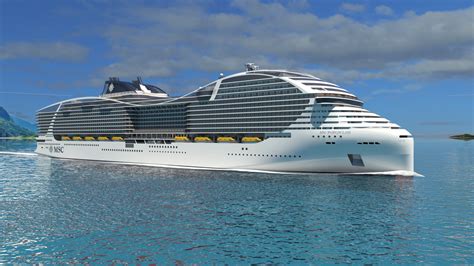 biggest cruise ship   world announced  msc cruises conde nast traveler