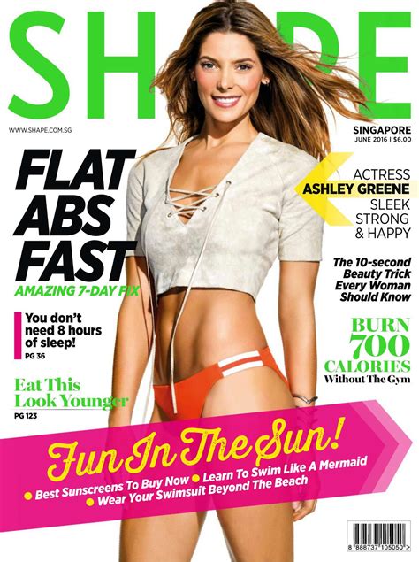 Ashley Greene Shape Singapore Magazine June 2016