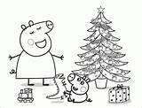Coloring Pig Peppa Pages Christmas Sheep Suzy 2548 sketch template