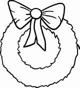 Wreath Christmas Coloring Pages Wreaths Simple Printable Drawing Advent Reef Ribbon Color Kids Preschoolers Sheets Clipart Template Easy Drawings Print sketch template