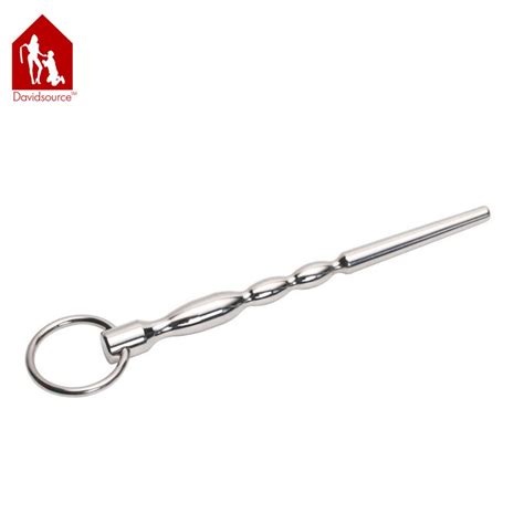 Davidsource Hollow Urethral Sounding Plug With Pull Ring