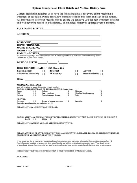 Beauty Salon Feedback Form Pdf 2020 2022 Fill And Sign Printable
