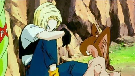 dragon ball z cell saga android 16 and 18 hiding from cell android 18 xxxxxx android 18