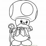 Coloring Toadsworth Mario Pages Super Toad Dot Toadette Goomba Kids Printable Color Coloringpages101 Nintendo Online Template sketch template