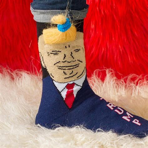 trump socks  comb  hair