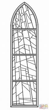 Stained Fenster Kirche Ausmalbild Kirchenfenster Ausmalen Anglican Glasmalerei Coloringhome Kostenlos Supercoloring Ausdrucken sketch template
