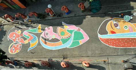 Durga Puja This Durga Puja Club In Kolkata Drew Street Graffiti