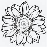 Sunflower Inkbox Florecer Permanent Semi Mandala Adult Ilona sketch template