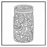 Mason Coloring Pages Jar Adult Frames Color Mcs Framed Includes Format Designs Time Inch Pack Office sketch template