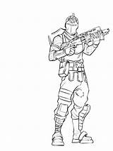 Fortnite Coloring Skin Pages Fan Printable sketch template