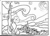 Coloring Pages Mudge Henry Printable Getcolorings Starry Night Color Print sketch template