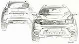 Dacia Duster Autodesignmagazine Presenteert Officielles Infos Headlights Daytime Solidita Autoevolution sketch template