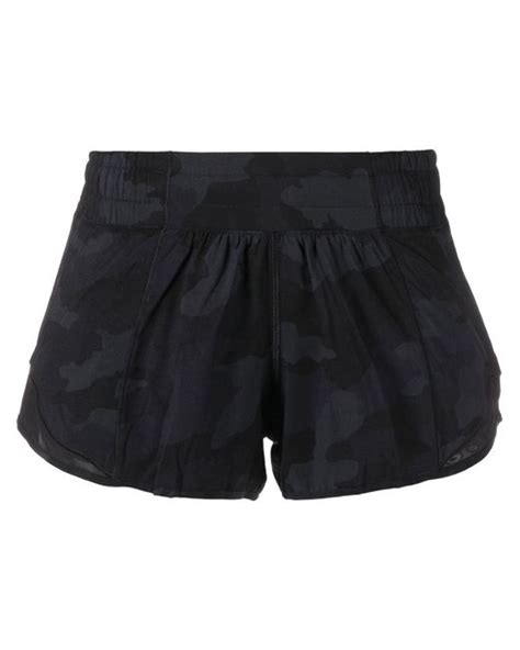 lululemon athletica hotty hot shorts in black lyst