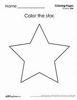 Tracing Stars Coloring Abcmouse sketch template