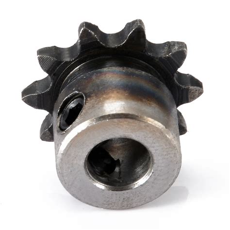 pc  teeth  metal pilot motor gear roller chain drive sprocket mm bore diameter high