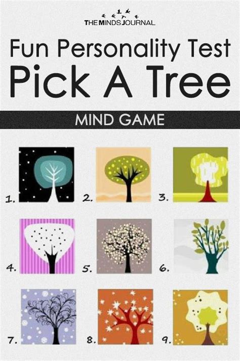 pick  tree     reveals   personality quiz