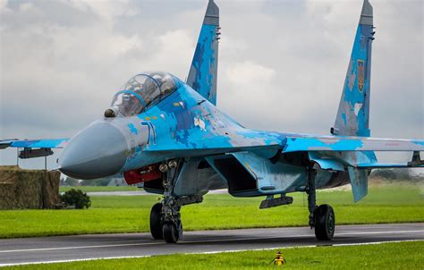 Wallpaper Fighter Ukraine Su 27 Pilot Su 27ub Chassis Cockpit