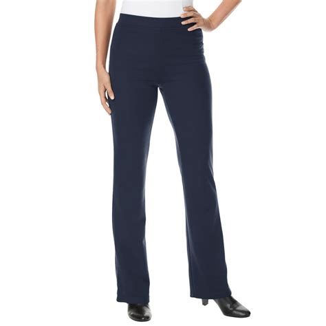 Woman Within Woman Within Womens Plus Size Tall Bootcut Ponte