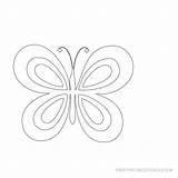 Butterfly Printable Stencils Stencil Choose Board sketch template
