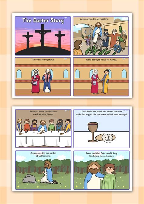 printable easter story  pictures